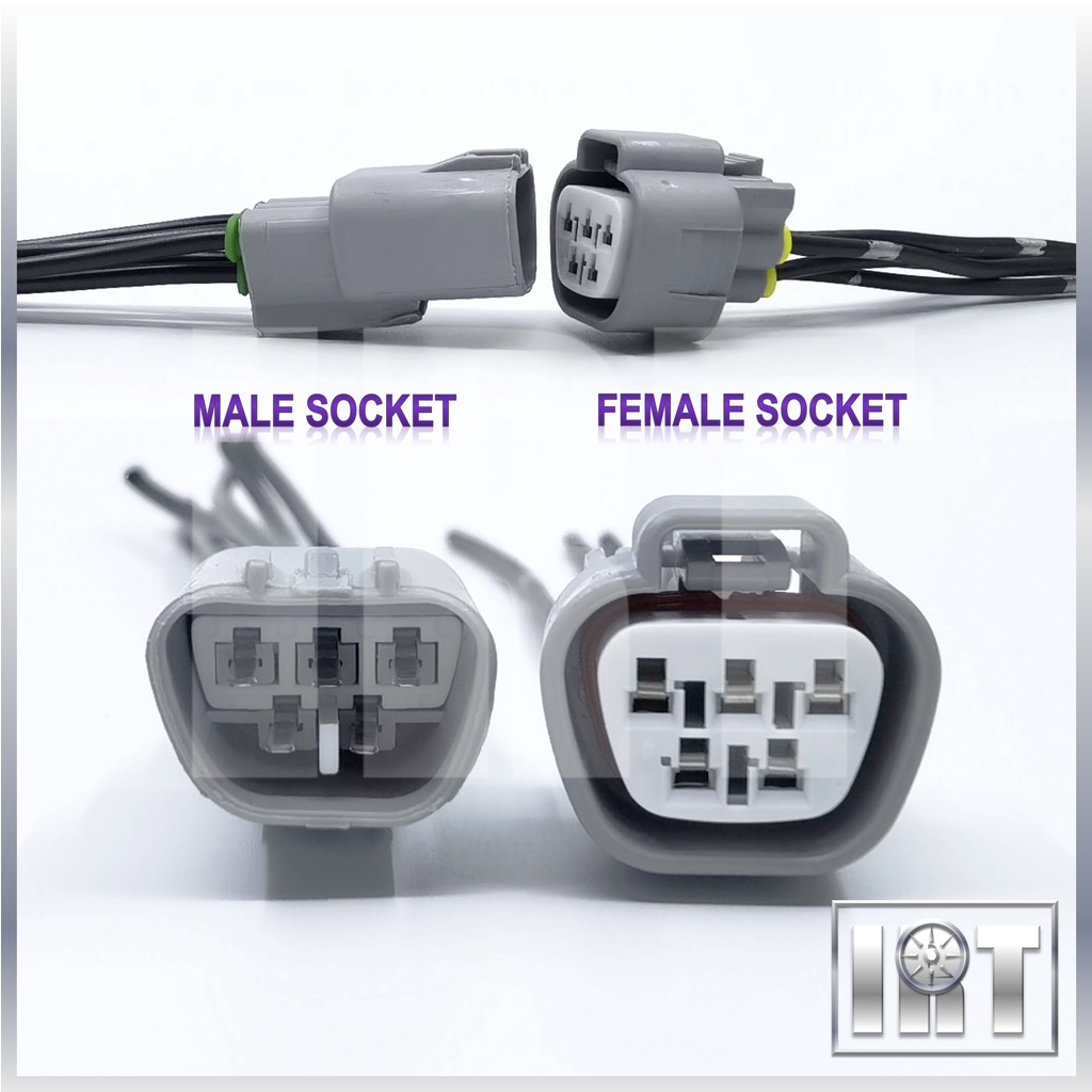 5 Pin Wiper Motor Windshield Socket Alza Myvi Axia Foglamp Estima