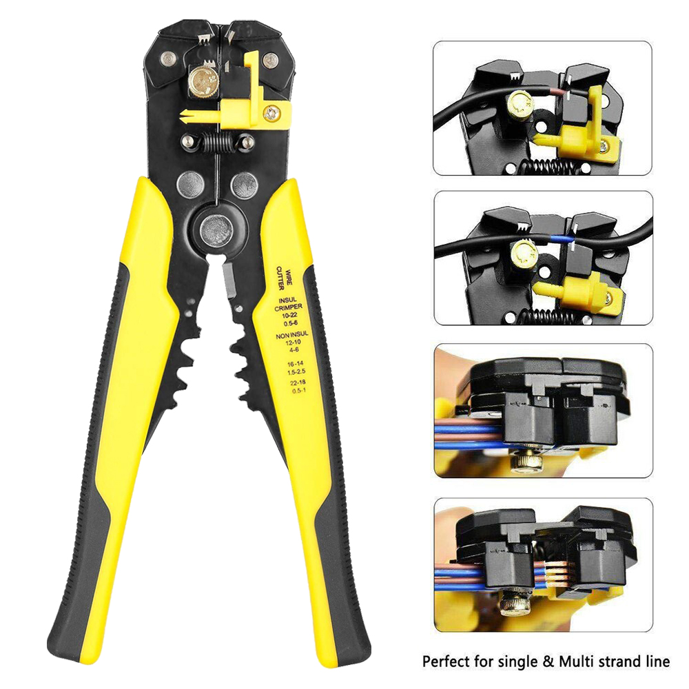 Alat Cabut Penebat Wayar 5 In 1 Automatic Wire Stripper And Crimper