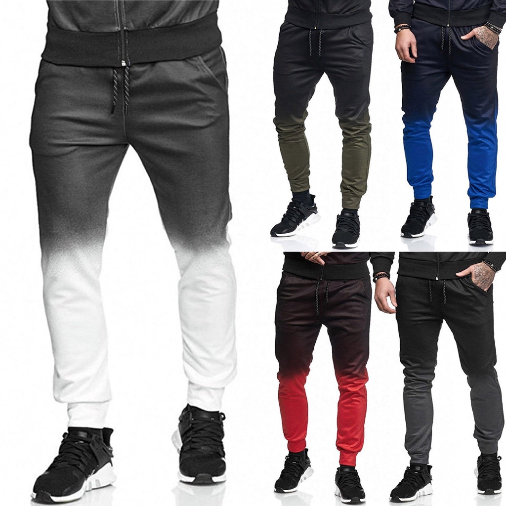 mens skinny track bottoms