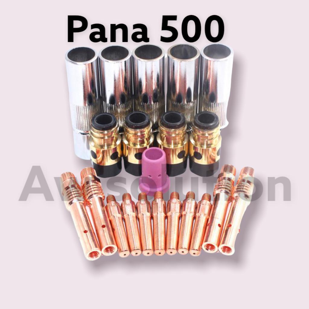 CO2 MIG PANA 500 GAS NOZZLE/TIP HOLDER/INSULATOR/GAS DIFFUSER/CONTACT