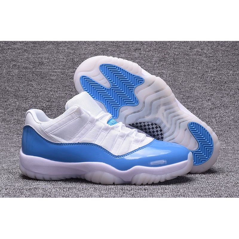 Air Jordan 11 Low Columbia Blue White University Blue Shopee Malaysia