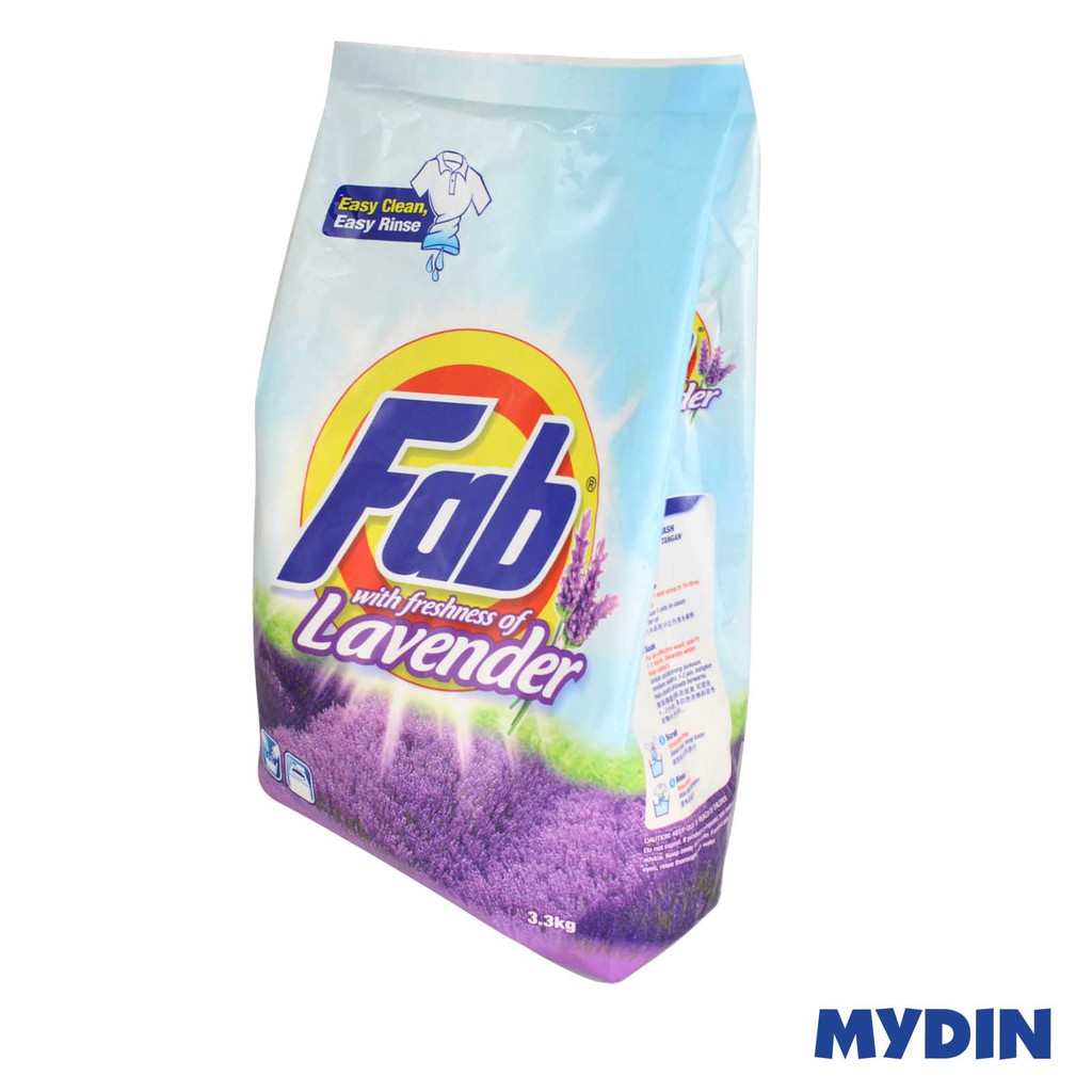 Fab Lavender Powder Detergent (3.2kg)