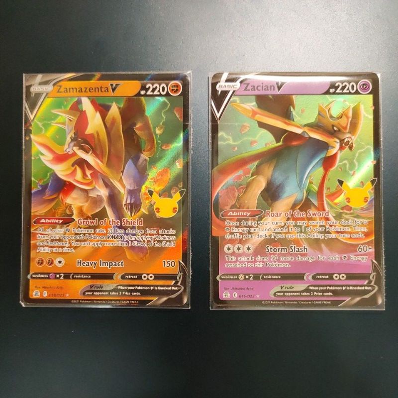 PTCG Pokemon Celebrations 25th Anniversary / Zamazenta V | Shopee Malaysia