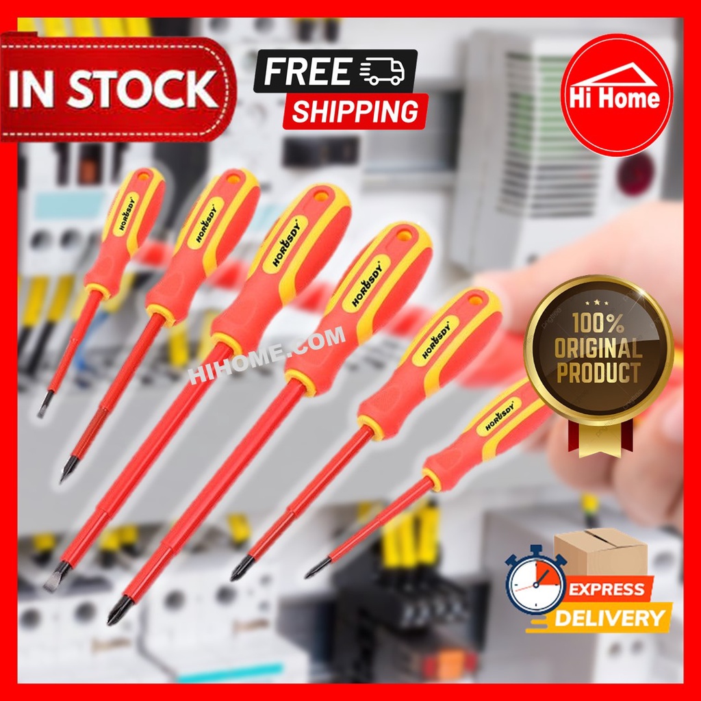HORUSDY SDY94191 Insulated Screwdriver Set 6pcs / HiHome / Hi Home