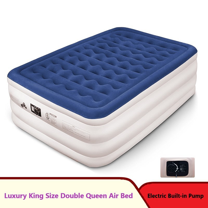 Luxury King Size Double Queen Air Bed Elevated Inflatable Air