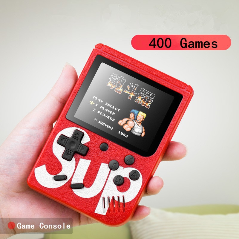 400 Classic Games Console Retro Video Game Toys 3 Inch Screen 2 Player ...