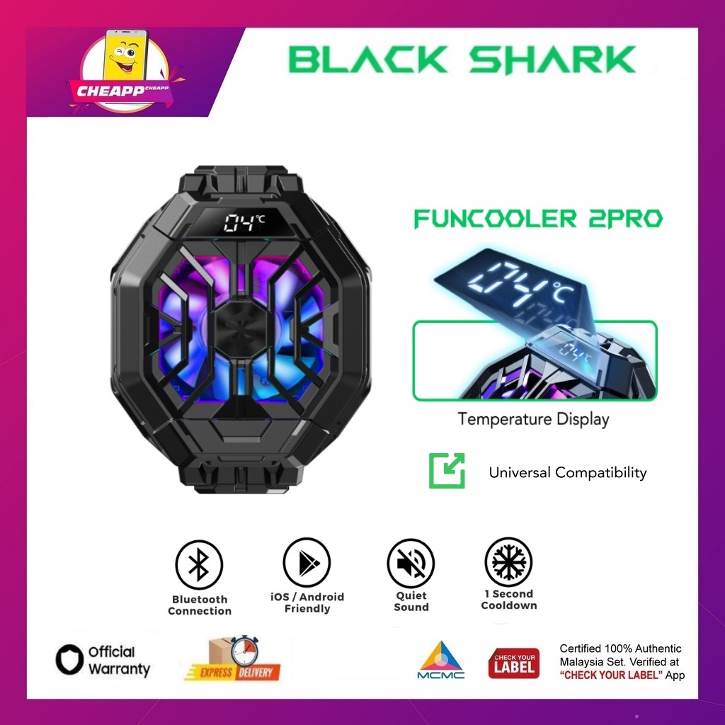 (ORIGINAL) Xiaomi Black Shark FunCooler 2 Pro | Fun Cooler 3 Pro ...
