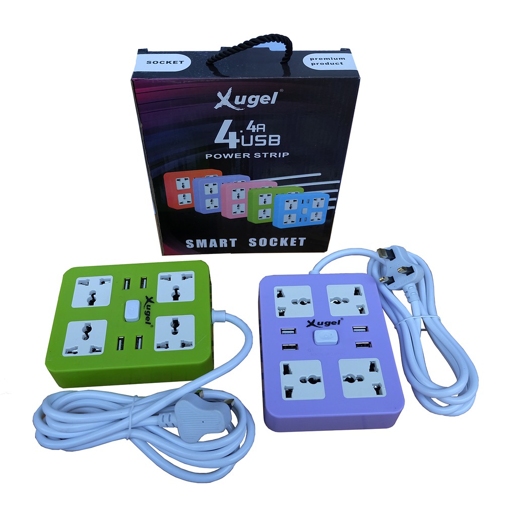 USB Power Extension Box USB Extension Box with 4 USB Charger Port 4