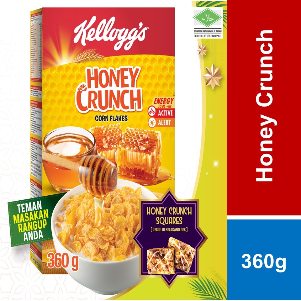 Kellogg's Corn Flakes Honey Crunch 360g Shopee Malaysia