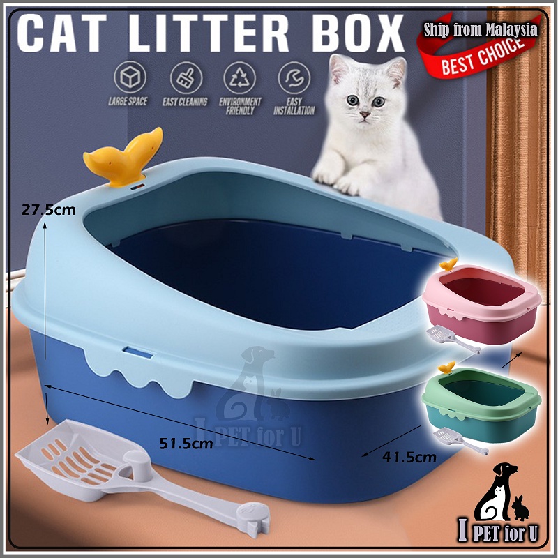 Cat Litter Box Anti-Splash Full Semi-Enclosed Large & Extra Large Cat ...