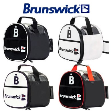 Brunswick Enamel Bowling 1-Ball Bag/ Roller bag handle detachable