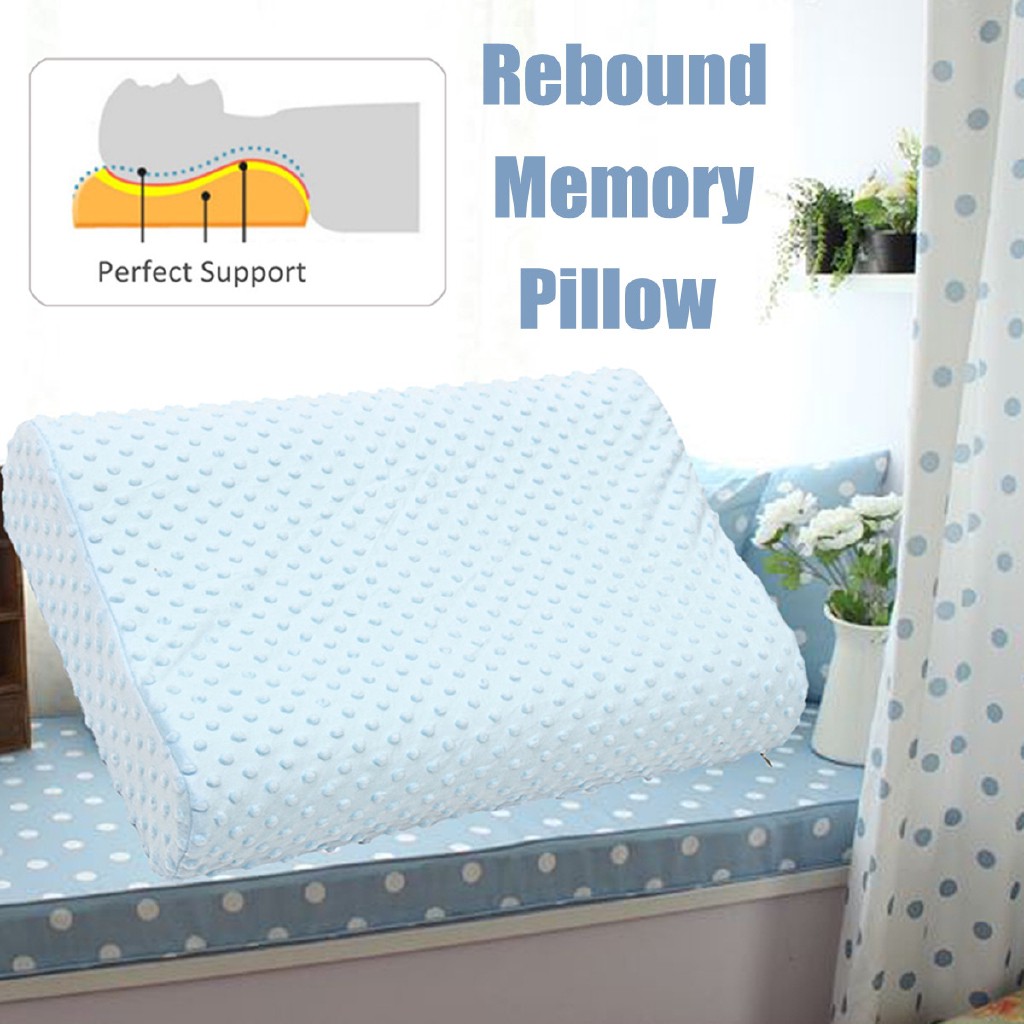 Dailystore Memory Foam Bed Wedge Pillow Cushion Neck Back