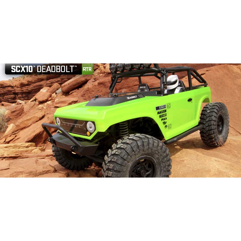 axial scx10 deadbolt 4wd rock crawler