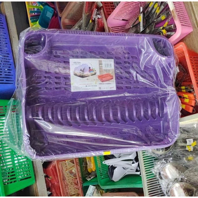 Dish Drainer / Dish Rack / Rak/Rak Dapur /Rak pinggan plastik /Plastic