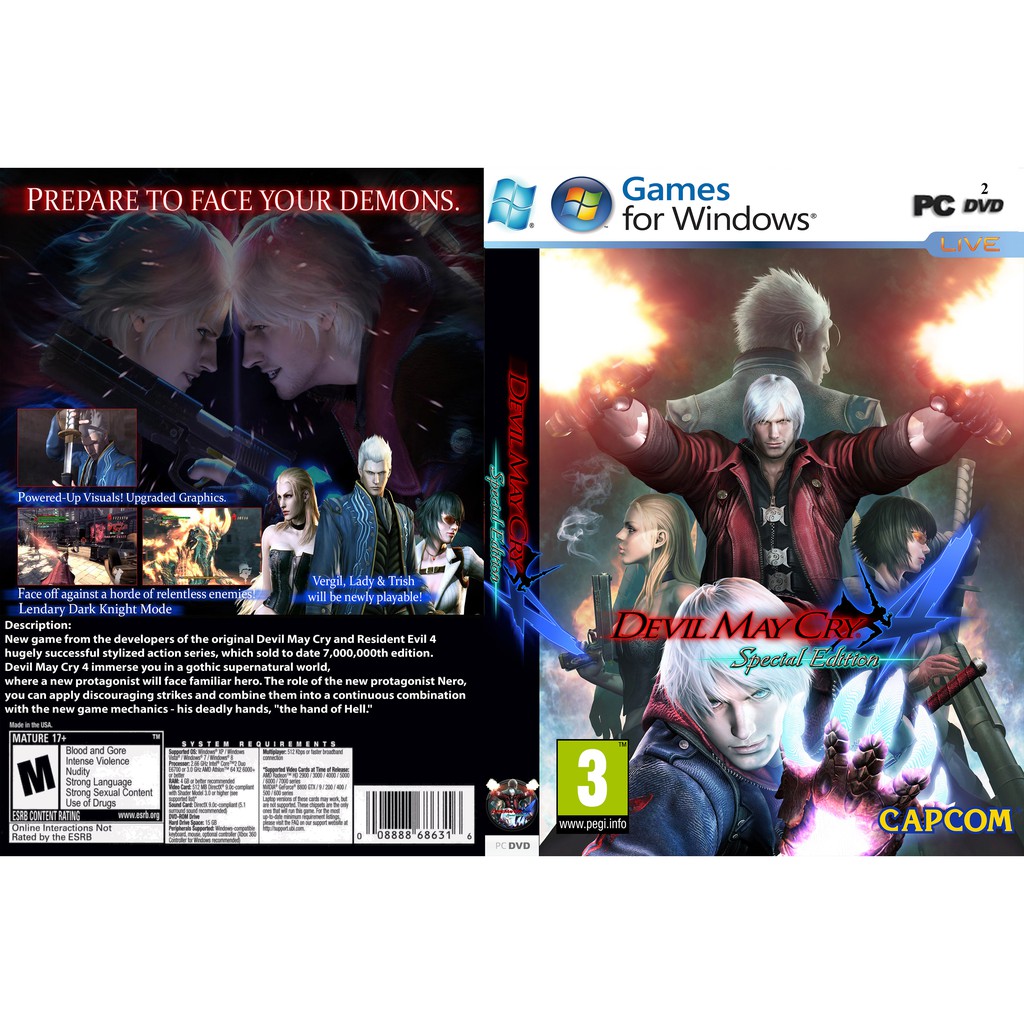 Devil May Cry 4 Special Edition PC GAME Offline INSTALLATION   Dc1154c7569ccbbf4580285df2a3700a