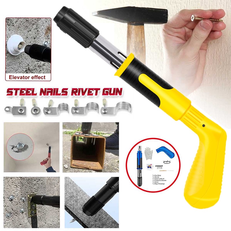 Rivet gun Nail Gun Manual Steel paku keelat manual rivet tool Set Wire Nailer Gun spanar Tufting