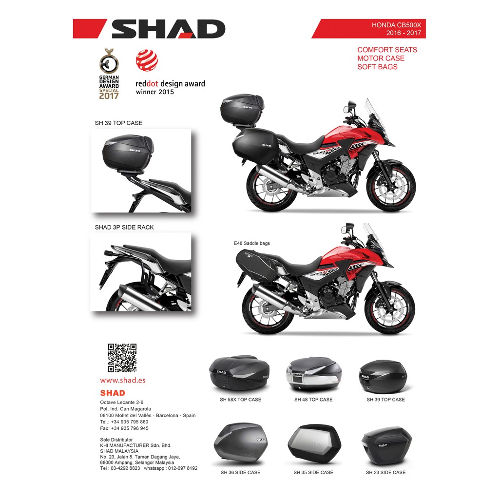 honda cb500x 2019 panniers