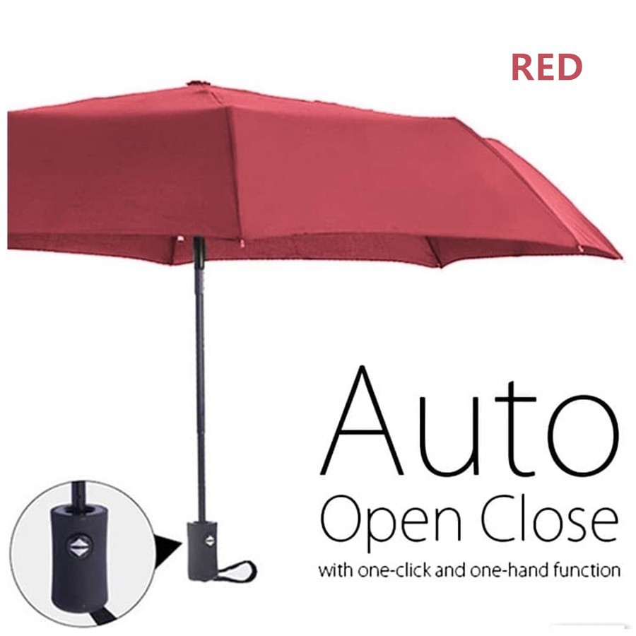FREE GIFT CHERRYUV Fashion Automatic Foldable Umbrella Auto Open Close