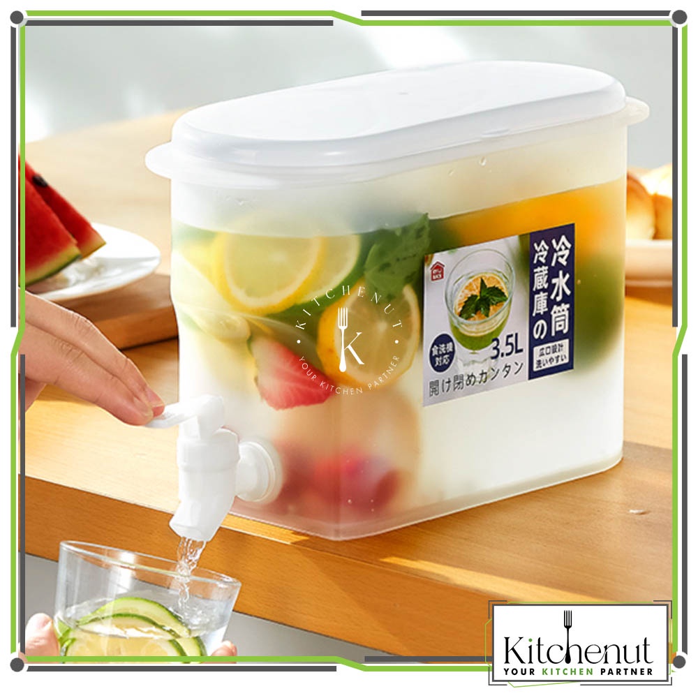 Kitchenut 3.5L Hot/Cold Water Dispenser Container With Faucet Bekas Air