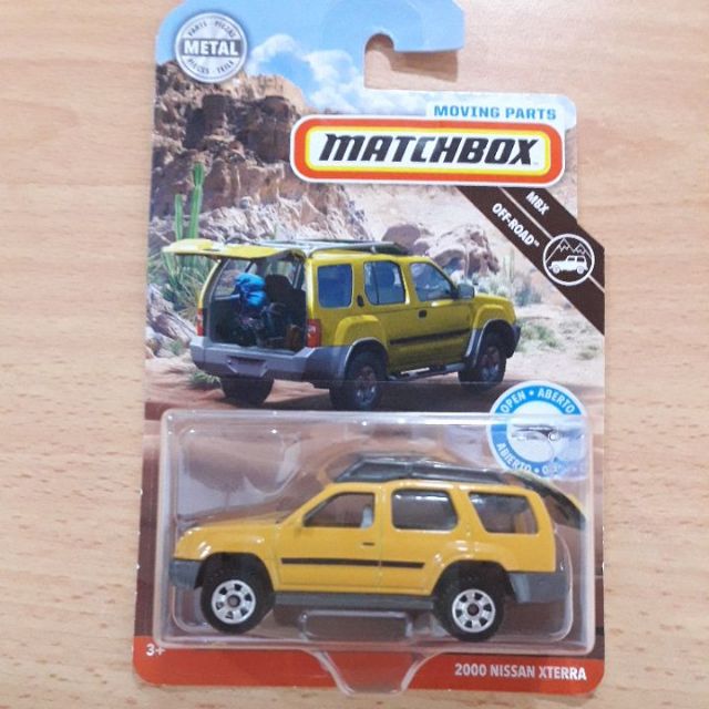 MATCHBOX Moving Parts 2000 Nissan XTerra 2019 issue NEW in BLISTER 