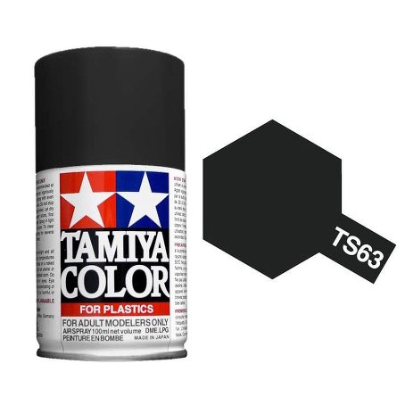 Tamiya Nato Black Paint Spray TS-63 [Can't Post To East Malaysia]