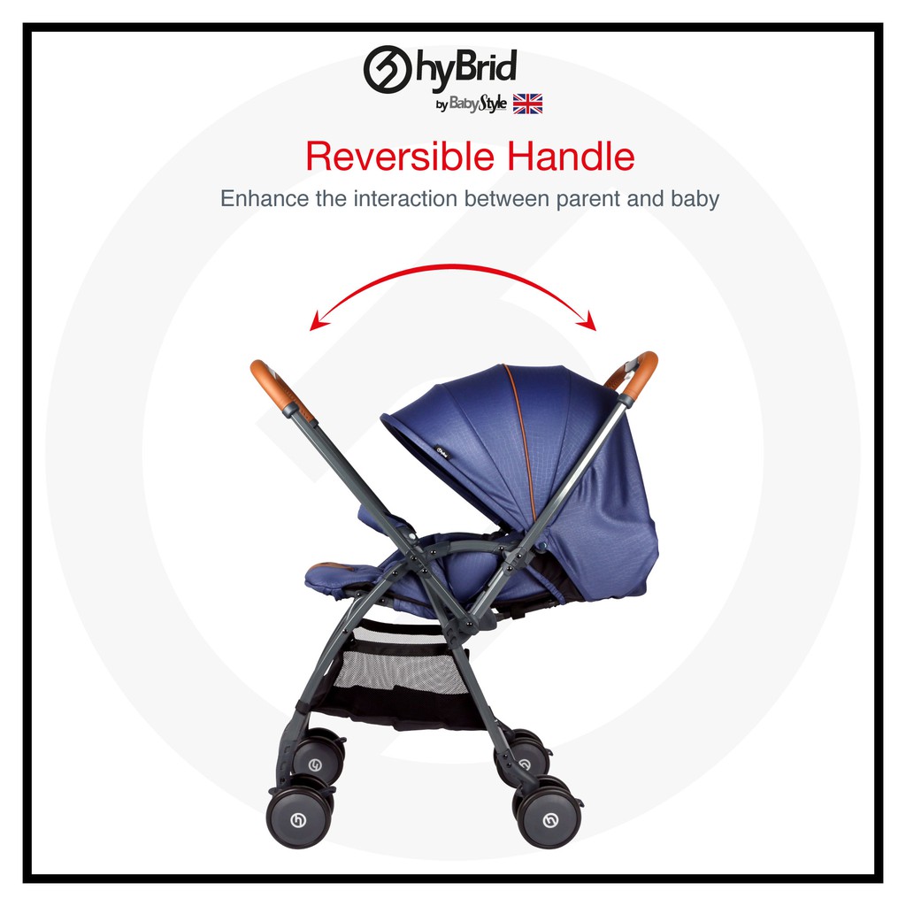 Hybrid store swivel stroller