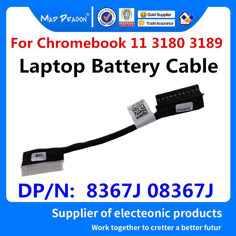 Laptop Battery Cable Dell Chromebook 11 3180 31 Cav01 Battery Cable Dc002r500 67j 067j Shopee Malaysia