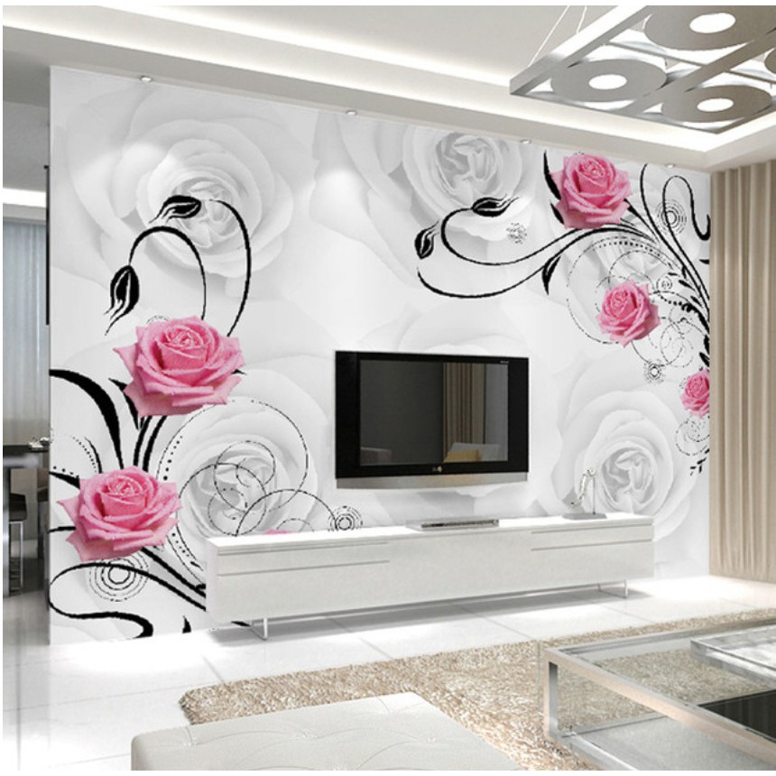 Flower Wall Wallpaper - Pink Floral Wallpaper Wall Murals For Wall Homewallmurals Co Uk - Select