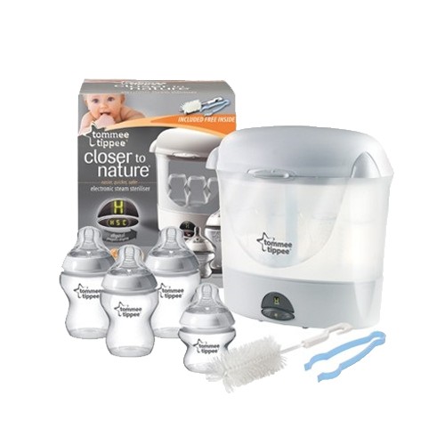 tommee tippee steriliser set pink