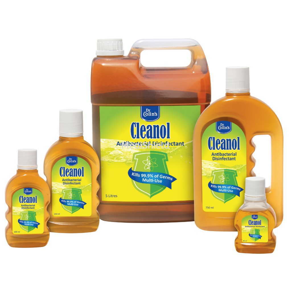 DR COLIN'S CLEANOL ANTIBACTERIAL DISINFECTANT LIQUID (50ML / 100ML / 250ML) Shopee Malaysia
