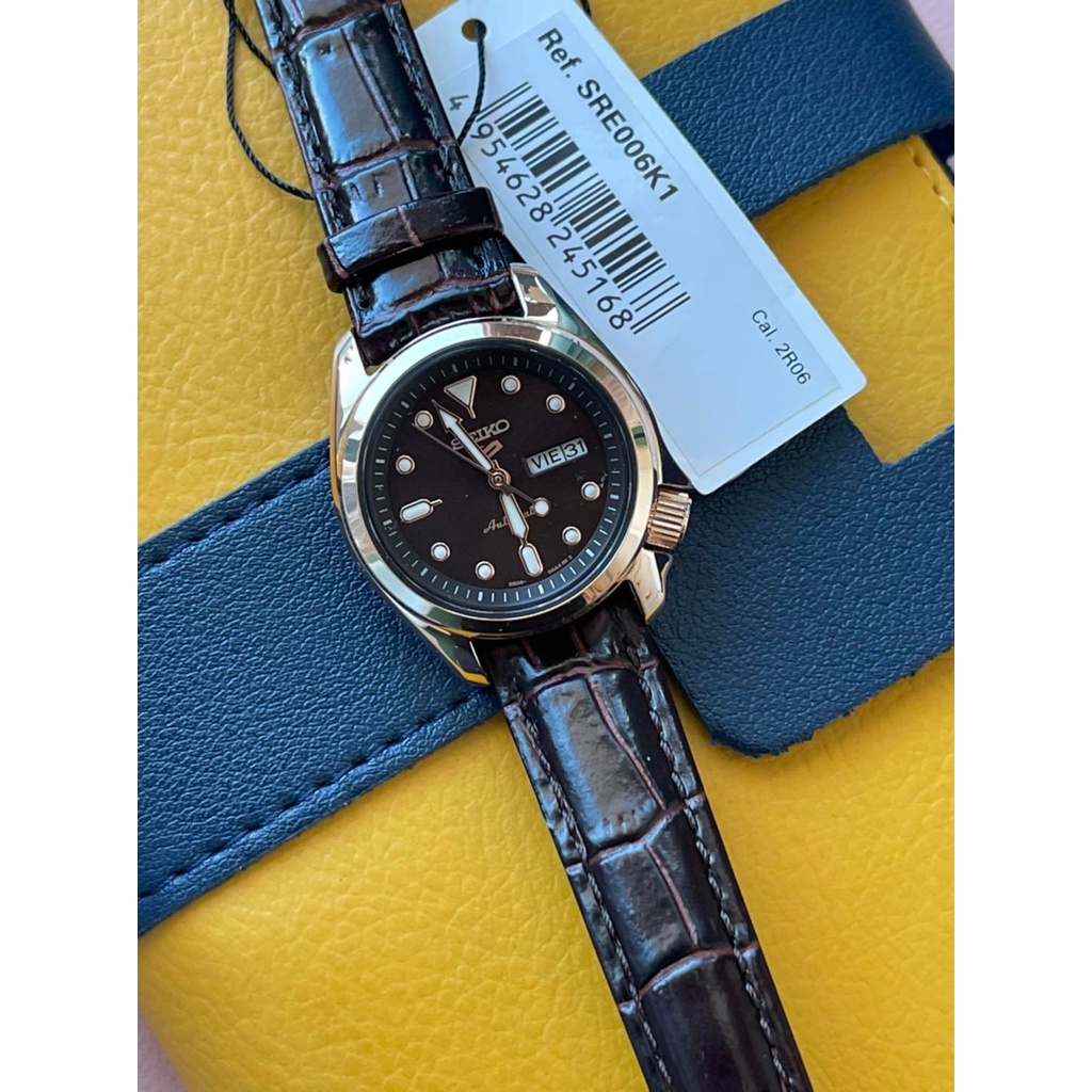 Seiko 5 Sports Superman SRE006K1 Automatic Hardlex Crystal Glass Stainless  Steel Case Leather Strap Women's Watch | Shopee Malaysia