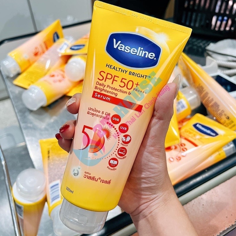 Vaseline SPF 50+ Sunscreen (Wholesale Quantity Reduced) Vaseline SPF 50+ Pelindung Matahari