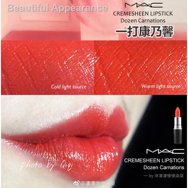 mac dozen carnations lipstick