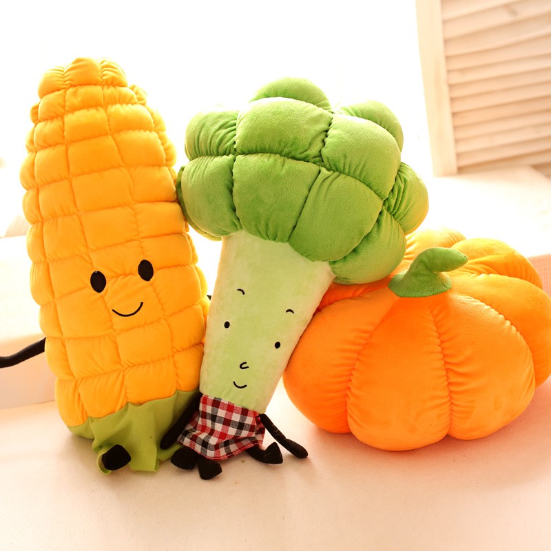 vegetable plush toys