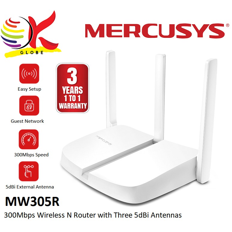 Mercusys Powered By Tp Link Mw305r Mw325r Enhanced 300mbps Wireless Wifi Router With 10 100m Wan 5dbi Antennas Shopee Malaysia