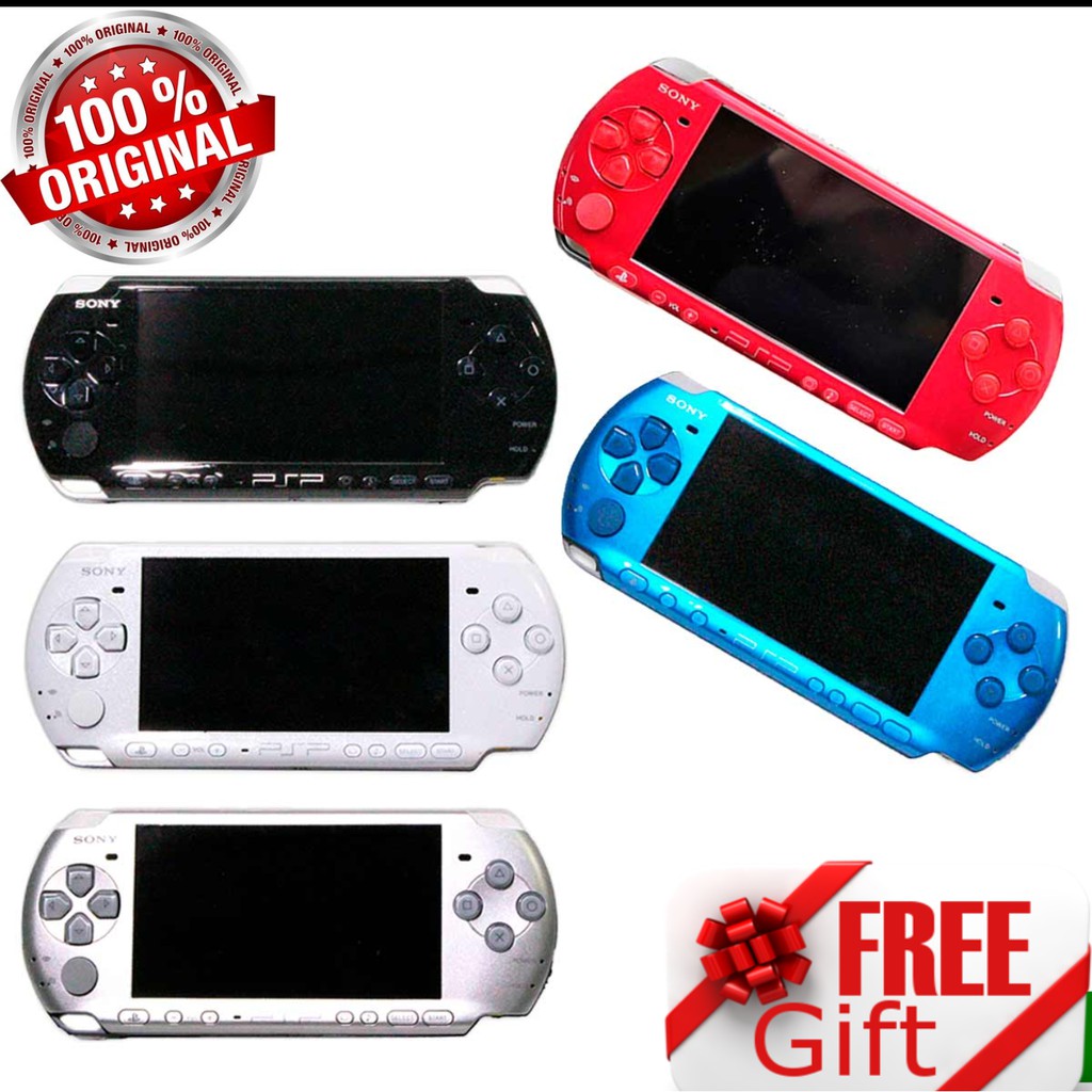 Psp 3000 128g Free Gift Included Pouch Beg Sticker Data Cable