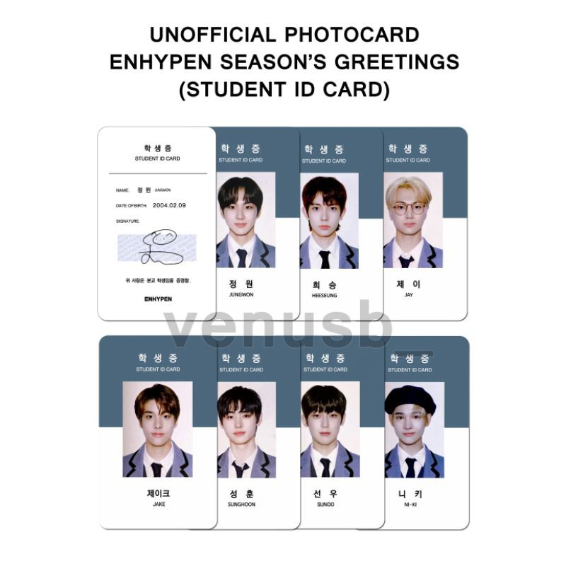 Jungwon Id Card