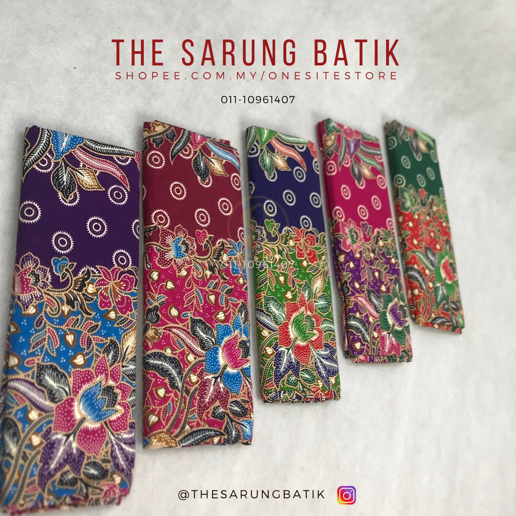 Kain Sarung Batik Terengganu Cotton 2022 Design Kain Sarung Batik Terengganu Cotton 2022 Design