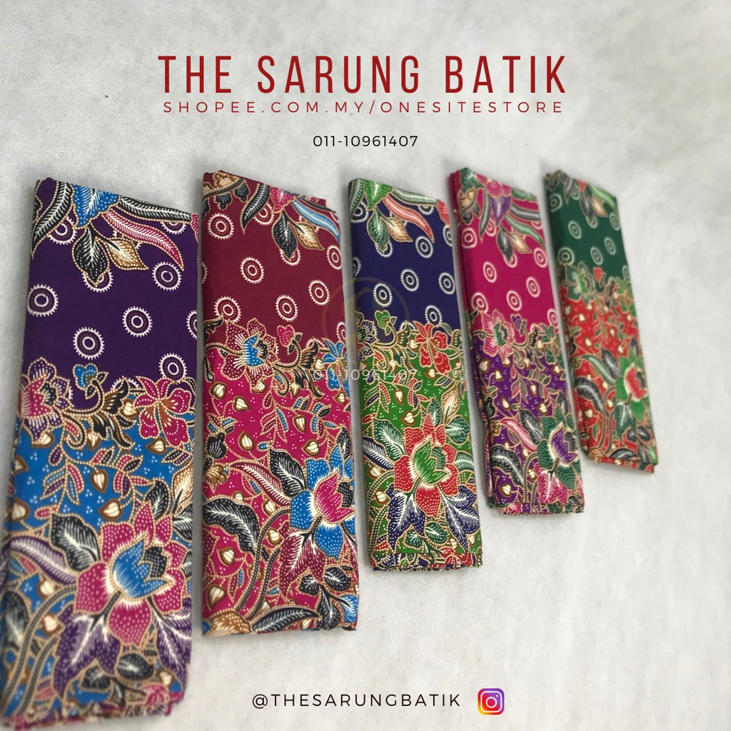  Kain Sarung Batik  Terengganu Cotton 2022 Design 