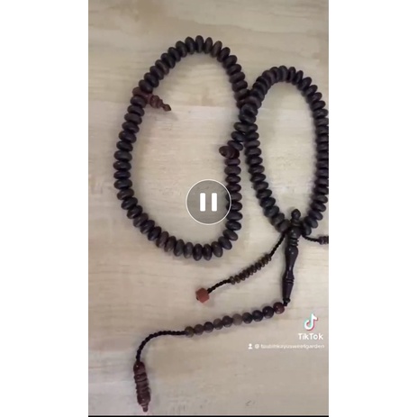 TASBIH 1 juta GEMUNGGAL GUNUNG tasbih biji besar 12mm 99biji bentuk donut ikatan double cantk