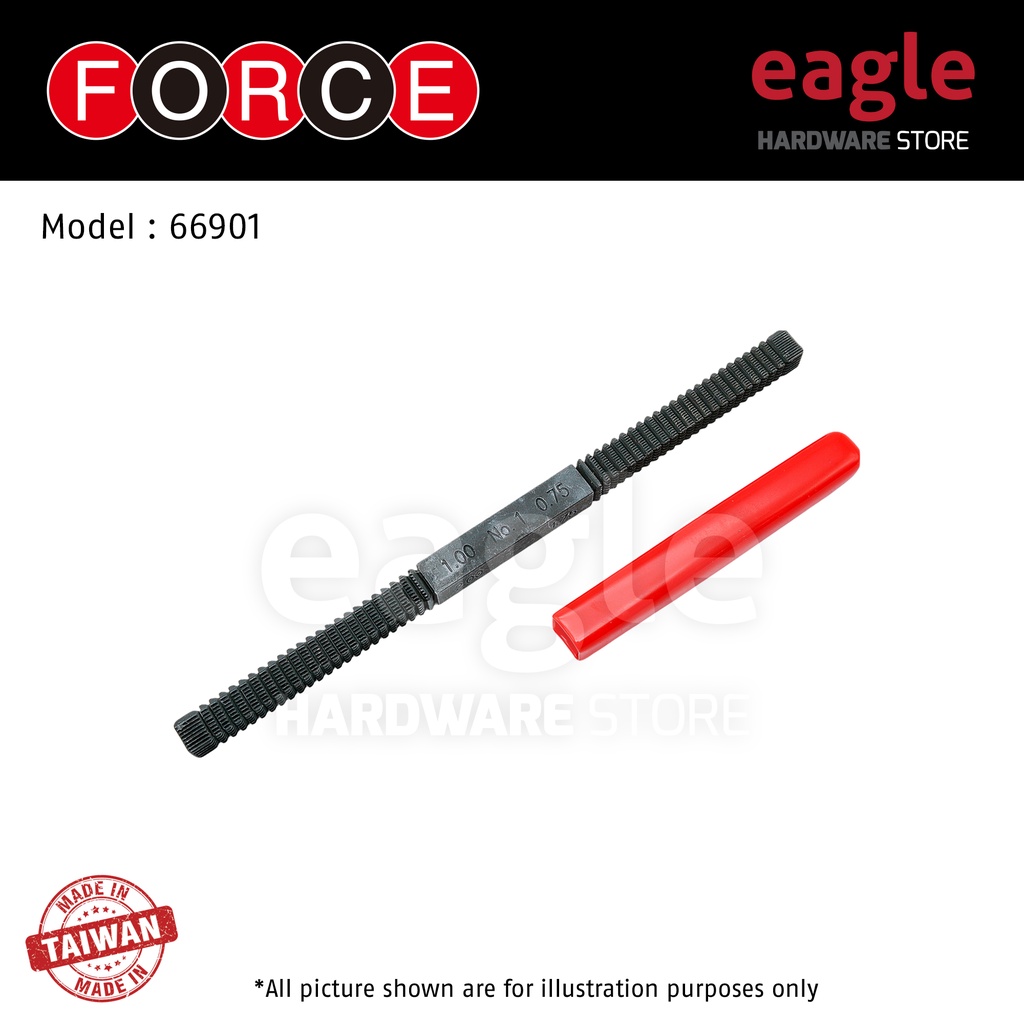 Force 66901 External Thread Restorer Files ( Metric ) Shopee Malaysia