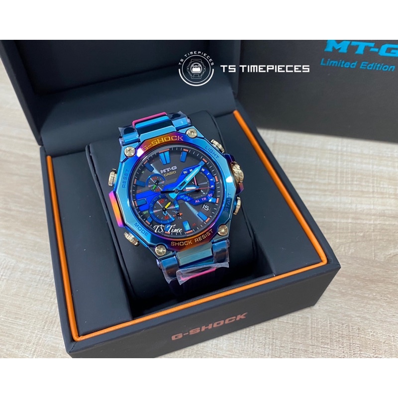 Japan Set G Shock Mtg Blue Phoenix With Rainbow Ip Mtg B00ph 2ajf Mtg B00ph 2a Mtg B00ph Mtg B00 Mtgb00 Shopee Malaysia