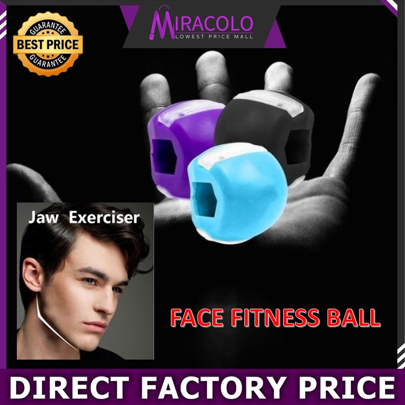 MIRA Face Fitness Ball Facial Toner Exerciser Anti-Wrinkle Jaw Exercise Training Jawline Exerciser Trainer 面部下颚颈部训练器