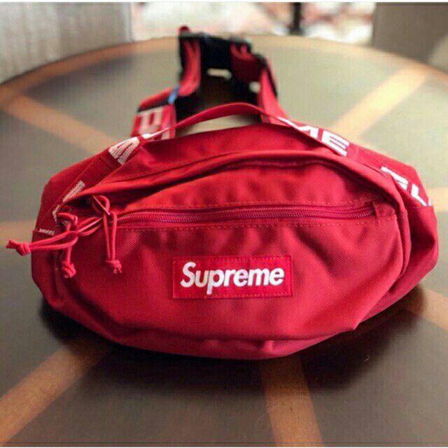 waist bag supreme ss18 red