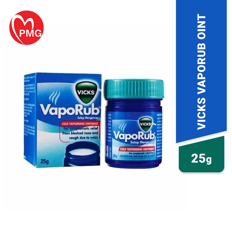 [PMG PHARMACY] Vicks Vaporub Ointment 25g, 50g to relief muscular