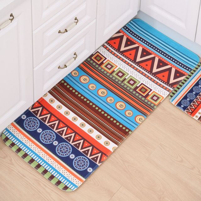 Colourful Lining 45cm X 120cm Korea Design Rugs Carpet Floor Mat Rug Kitchen Bedroom Living Room Shopee Malaysia