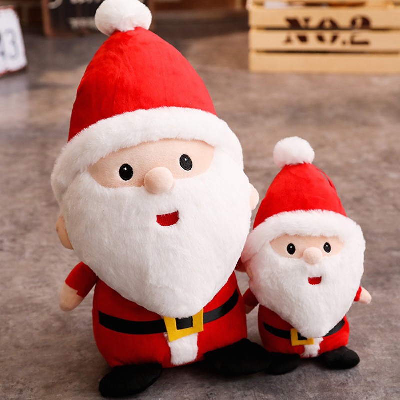 small stuffed santa