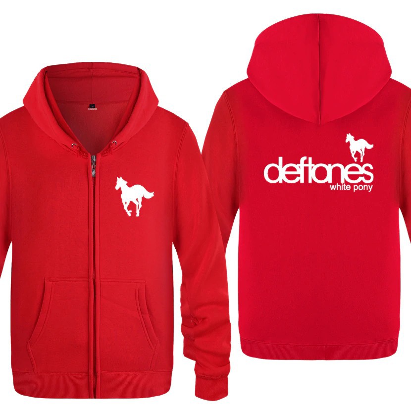 deftones red hoodie