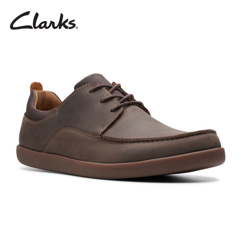 clarks casual leather shoes