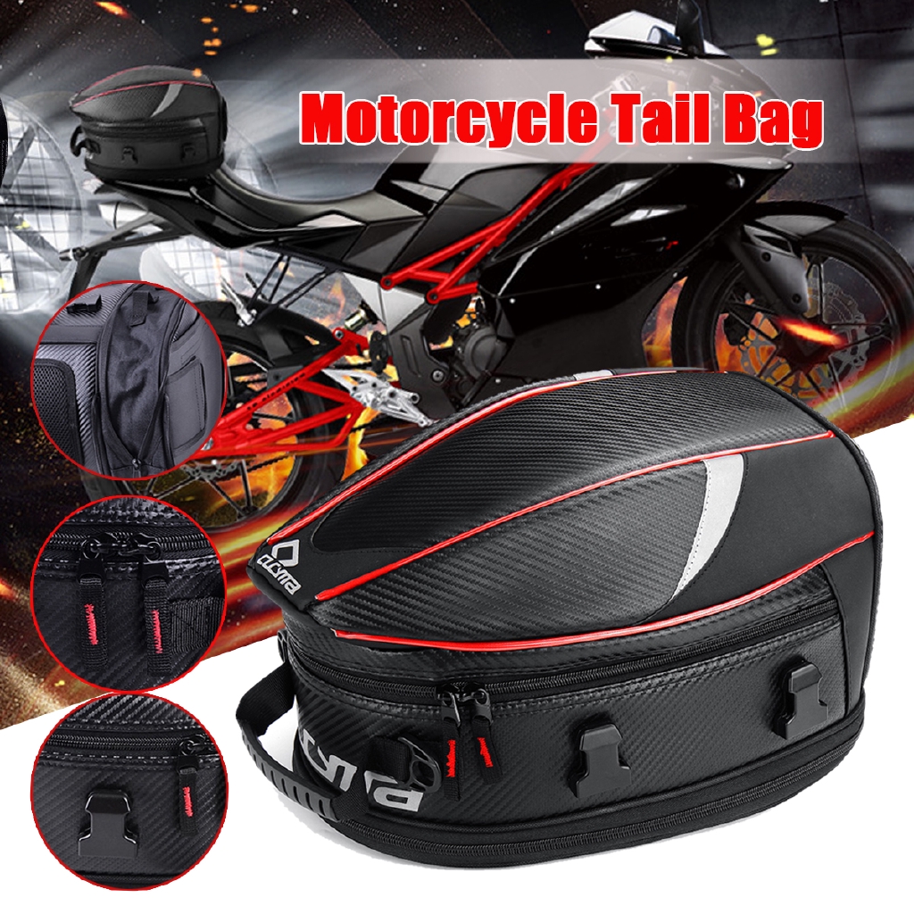 motorcycle rear seat luggage